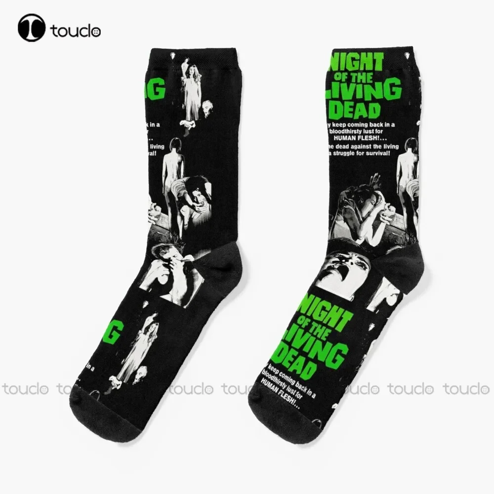 

Night Of The Living Dead Socks Football Socks Men Unisex Adult Teen Youth Socks Christmas Gift Custom Hd High Quality Sock