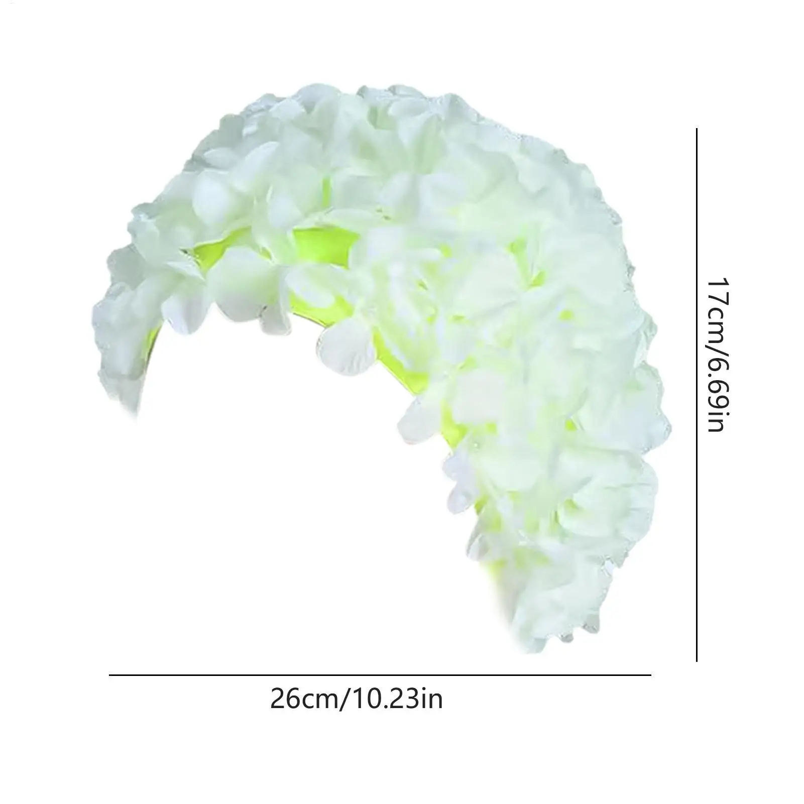 Schwimmen hut 3D Blütenblatt Schwimmen Caps Für Langes Haar Im Freien Frauen Mode Retro Blume Kappe Zarte Badekappe – Detail 5