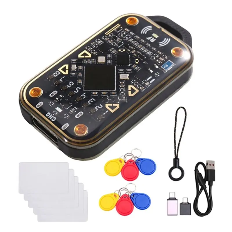 A24U Chameleon V3.0 Read Write RFID Smart Chip Emulator Smart Card Reader ID IC Card Tag Copyer Copier With UID Keychain