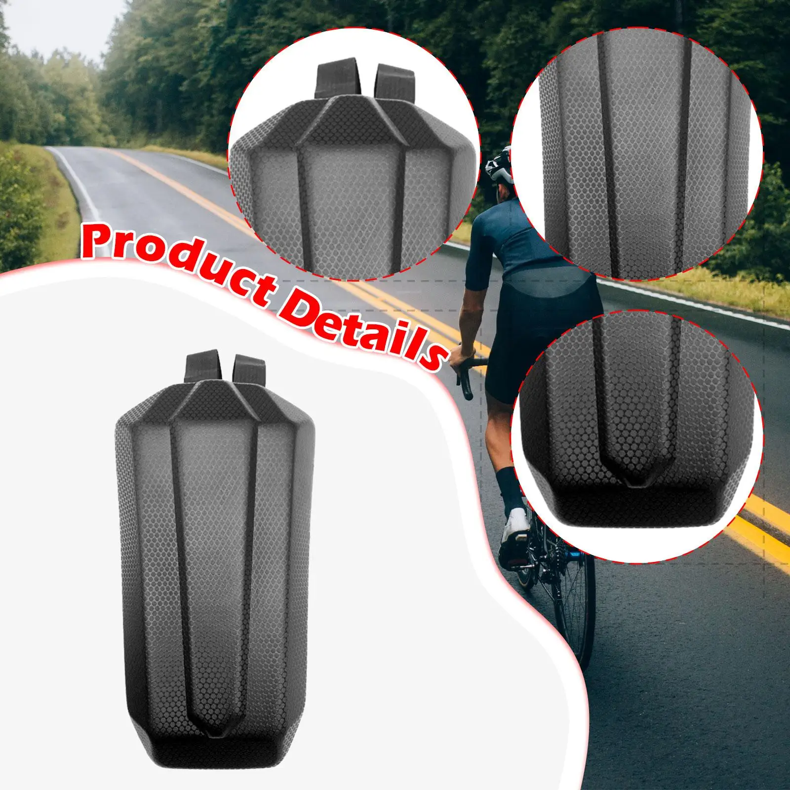 حقيبة سكوتر كهربائي بسحاب للإغلاق، حقيبة مقود أمامي محمولة مقاومة للماء