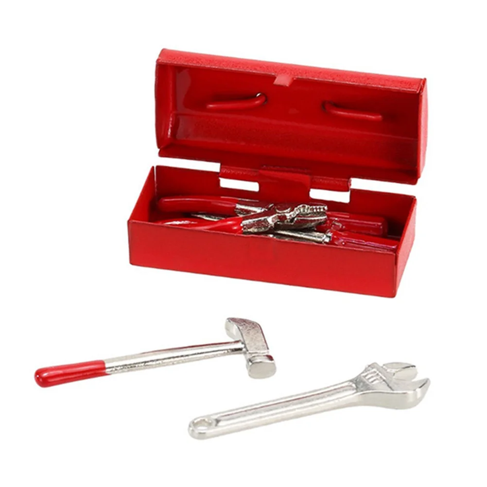 Simulation Toolbox Alloy Children Toy Decorative Miniature Toys Stuff Wear-resistant Tools Children’s House Supply