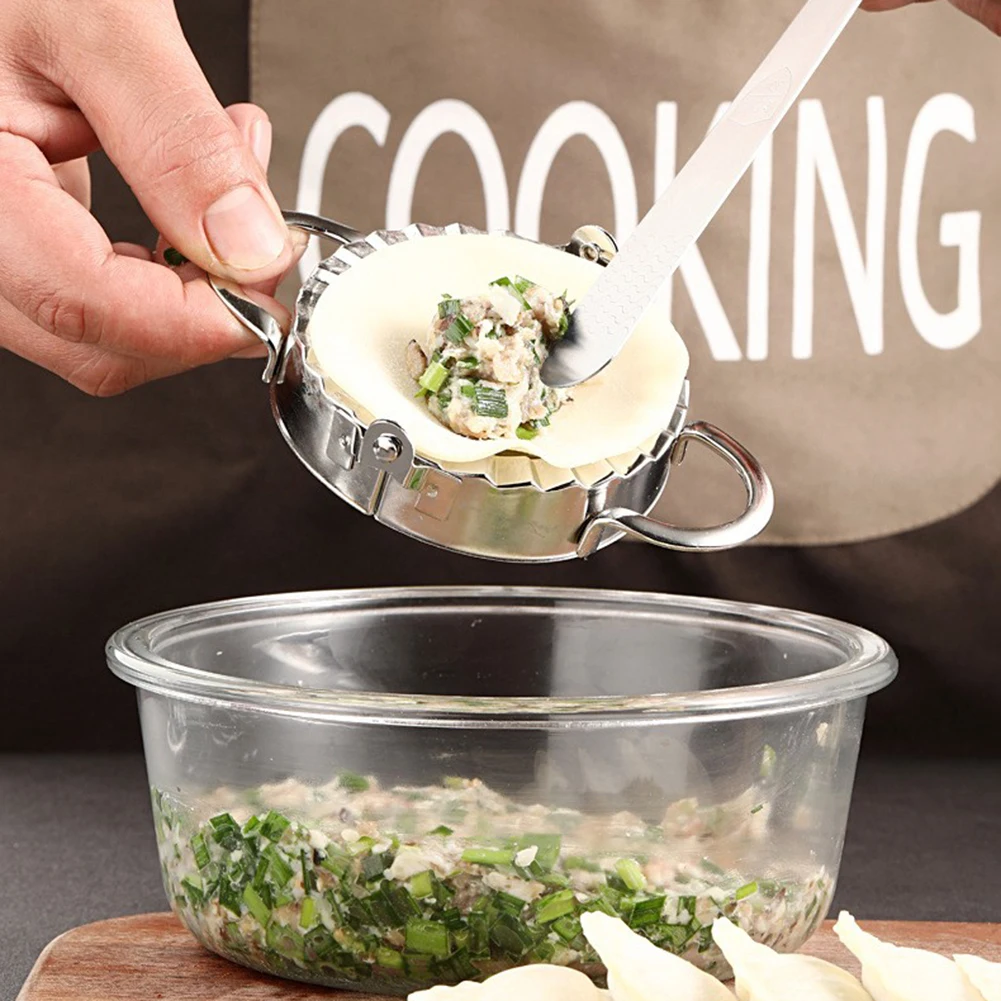 Stainless Steel Dumpling Maker Dumpling Skin Mold Ravioli Maker Press Pie Making Press Wrapper Pastry Maker Kitchen Accessories