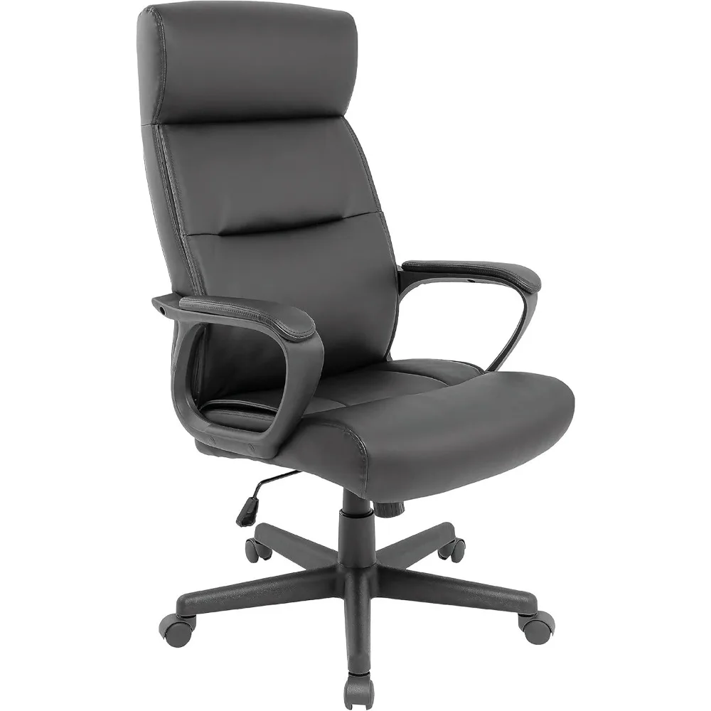 

Rutherford Ergonomic Manager & Executive Office Chair, High Back Swivel, Adjustable Height, Luxura Faux Leather,