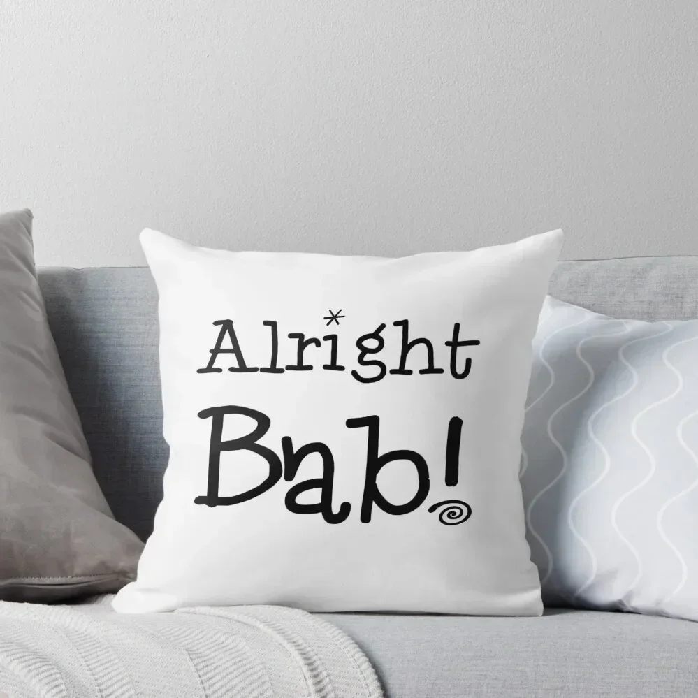 

Alright Bab! Throw Pillow Embroidered Cushion Cover Pillow Covers Decorative Anime pillows decor home pillow