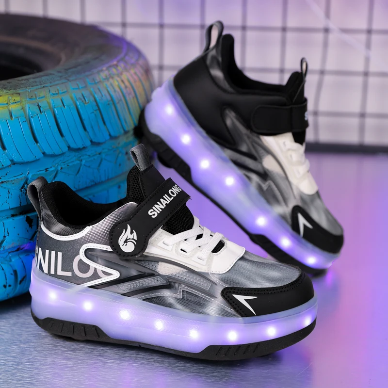 مجموعة Heelys: أحذية Fly للأولاد ذات 4 عجلات قابلة للسحب، قابلة للتحويل للطلاب، أحذية طيران للفتيات وكعب للبالغين