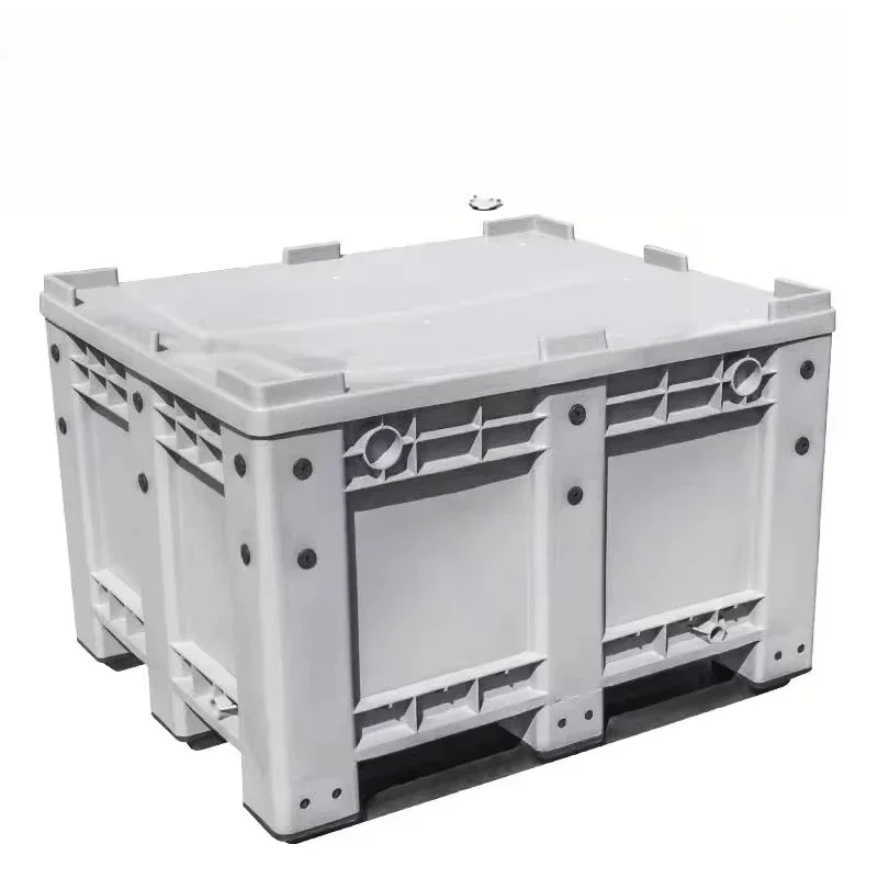 606 liters plastic fruit and vegetable heavy-duty pallet box container 1200 * 1000 * 760mm large plastic pallet box tank