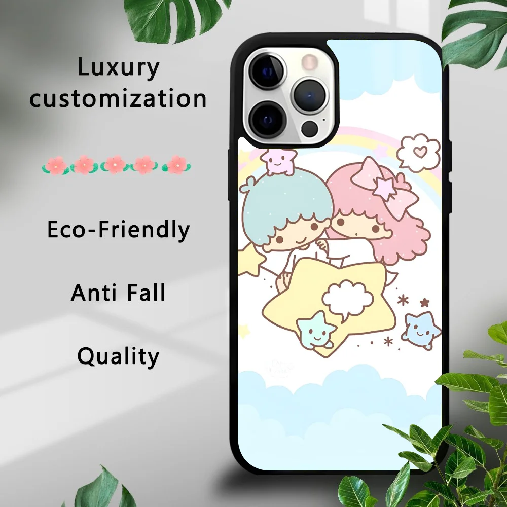 Little Twin Stars Phone Case For IPhone 16 15 14 13 Pro Max 11 Mini Alex Mirror For Magsafe Wireless Charging Cover