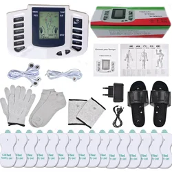 Russian Version Electronic Body Slimming Pulse Massage for Muscle Relax Pain Relief Stimulator Tens Acupuncture Therapy Mach