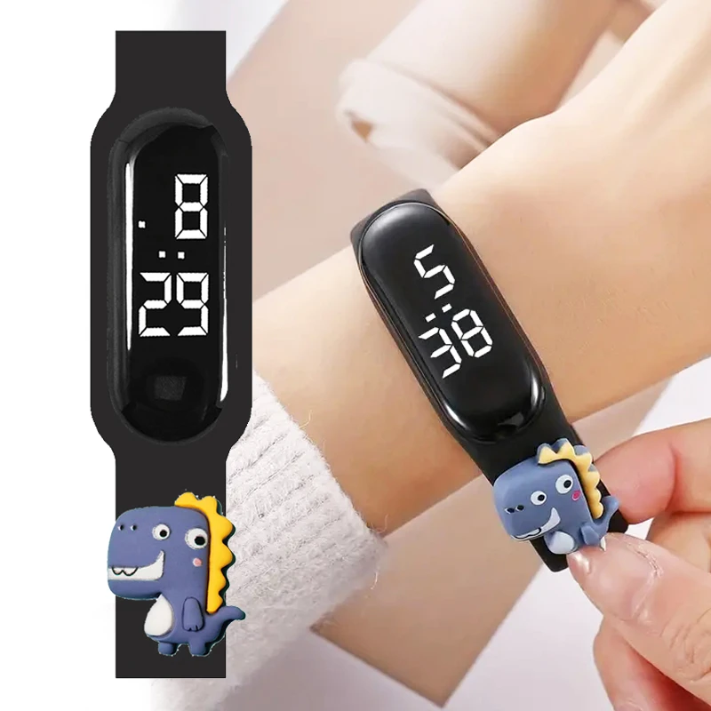 Reloj inteligente para niños y niñas, pulsera electrónica Digital con pantalla LED táctil, resistente al agua, ideal para deportes al aire libre, novedad de 2024