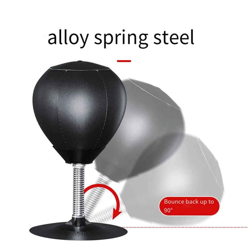 AS96-Desktop Boxsack Stressabbau Geschwindigkeitstraining Boxsack Muay Tai Übung Saugtisch Boxen Punch Ball