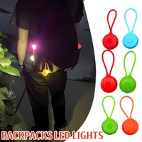 Mini LED Pendant Backpacks Lights Safety Warning Multi-function Cycling Running Light Waterproof Night Running Safety Light