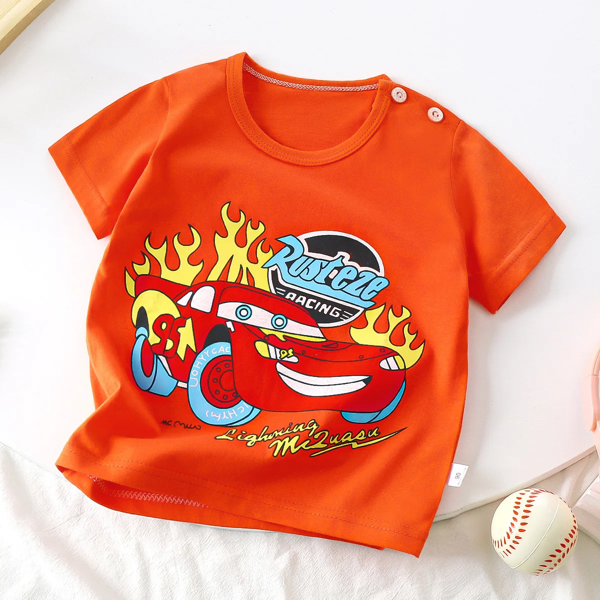 Roupas infantis camiseta crianças roupas meninos meninas verão dos desenhos animados topos de manga curta roupas de algodão respirável roupas de bebê