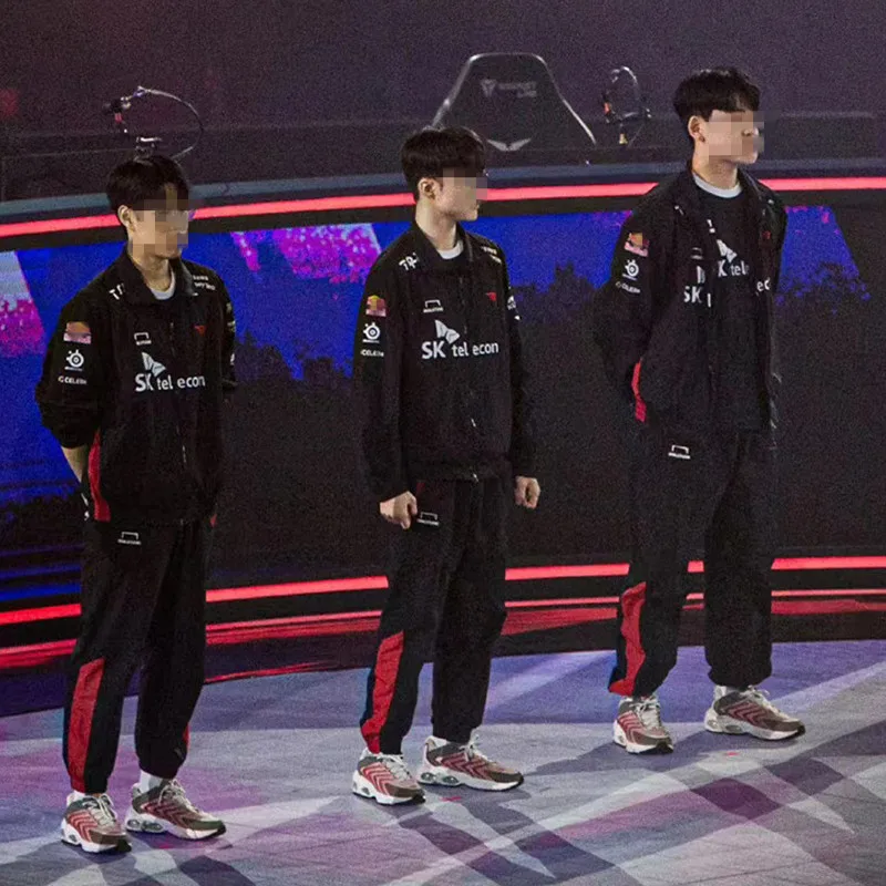 FAKER Same Sports Pants Game LOL 2023 LCK SKT T1 Team Uniform S13 World Championship Conquers Loose and Casual Pants Sizes M-4XL