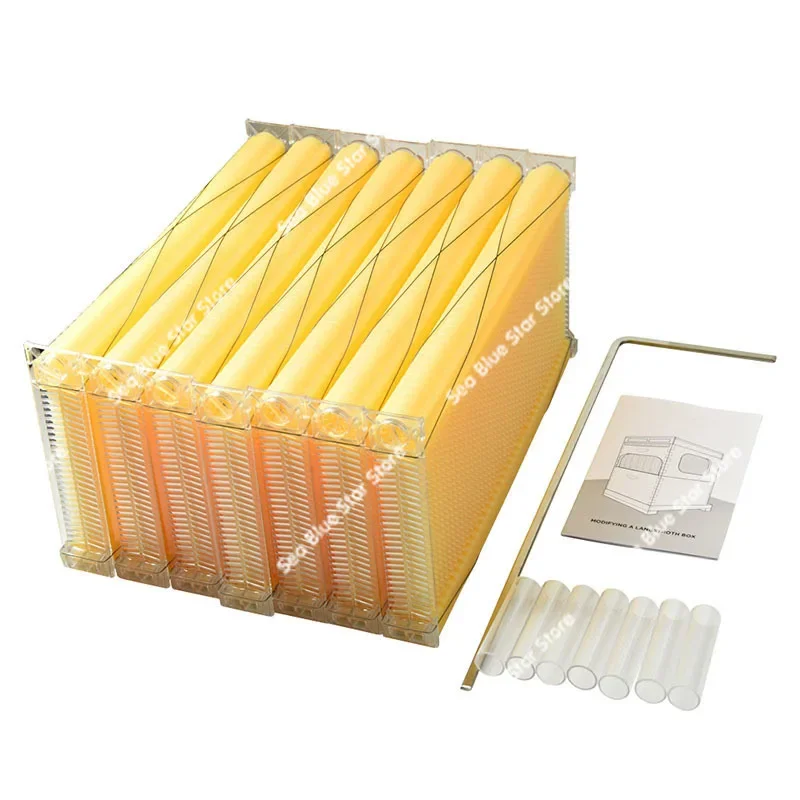 Automatic Honey Collection Plastic Nest BaseExport-type Hot-selling Bee Set 7PCS Bee Spleen Self-flow Bee Box