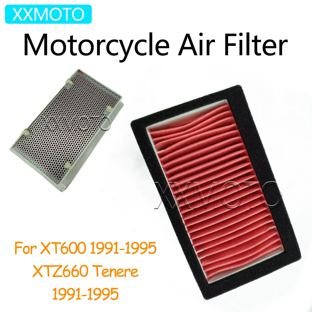 For Yamaha XT600 XT 600 XTZ660 XTZ 660 Tenere 1991-1993 1994 1995 Motorcycle Air Filter Intake Cleaner SyStem XT600 Air Filter