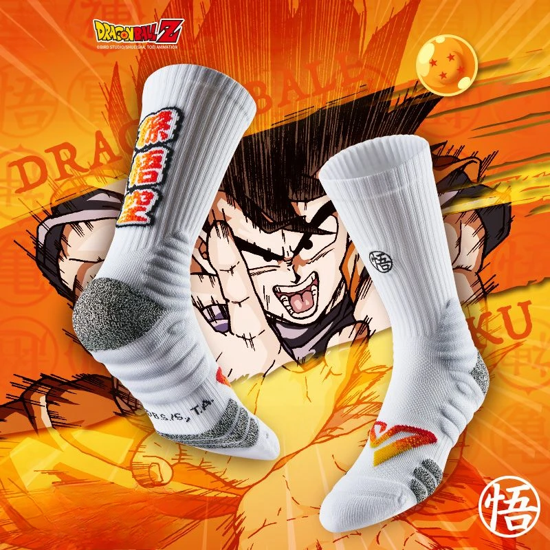 Dragon Ball Goku animazione calzini da basket periferici asciugamano fondo calze sportive regalo creativo antiscivolo assorbente del sudore