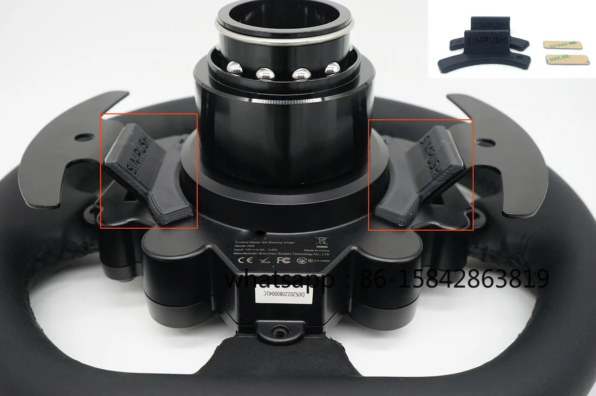 For MOZA R5 ES/R3 ESX Magnetic Paddle Shifter Mod Modification