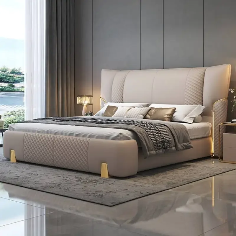 Pretty Queen Platform Bed Storage European Unique Wood Luxury Headboards Beds Bases Bedroom Sets Cama Queen House Accessories