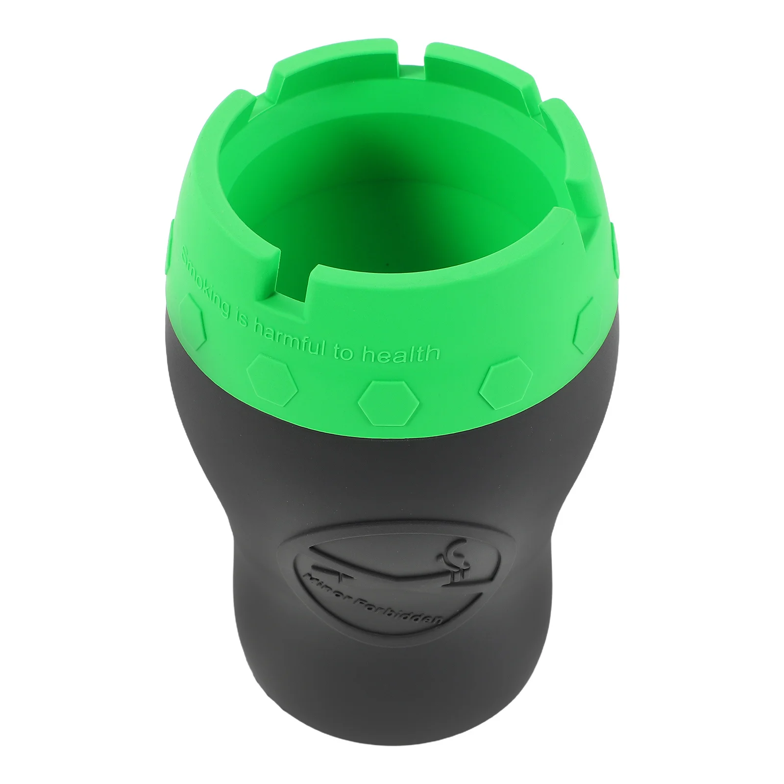

Creative Silicone With Lid Portable Smokeless Anti-Splash Cigarette Holder Vehicle Home Office Mini Auto Cup Ashes Trash Can