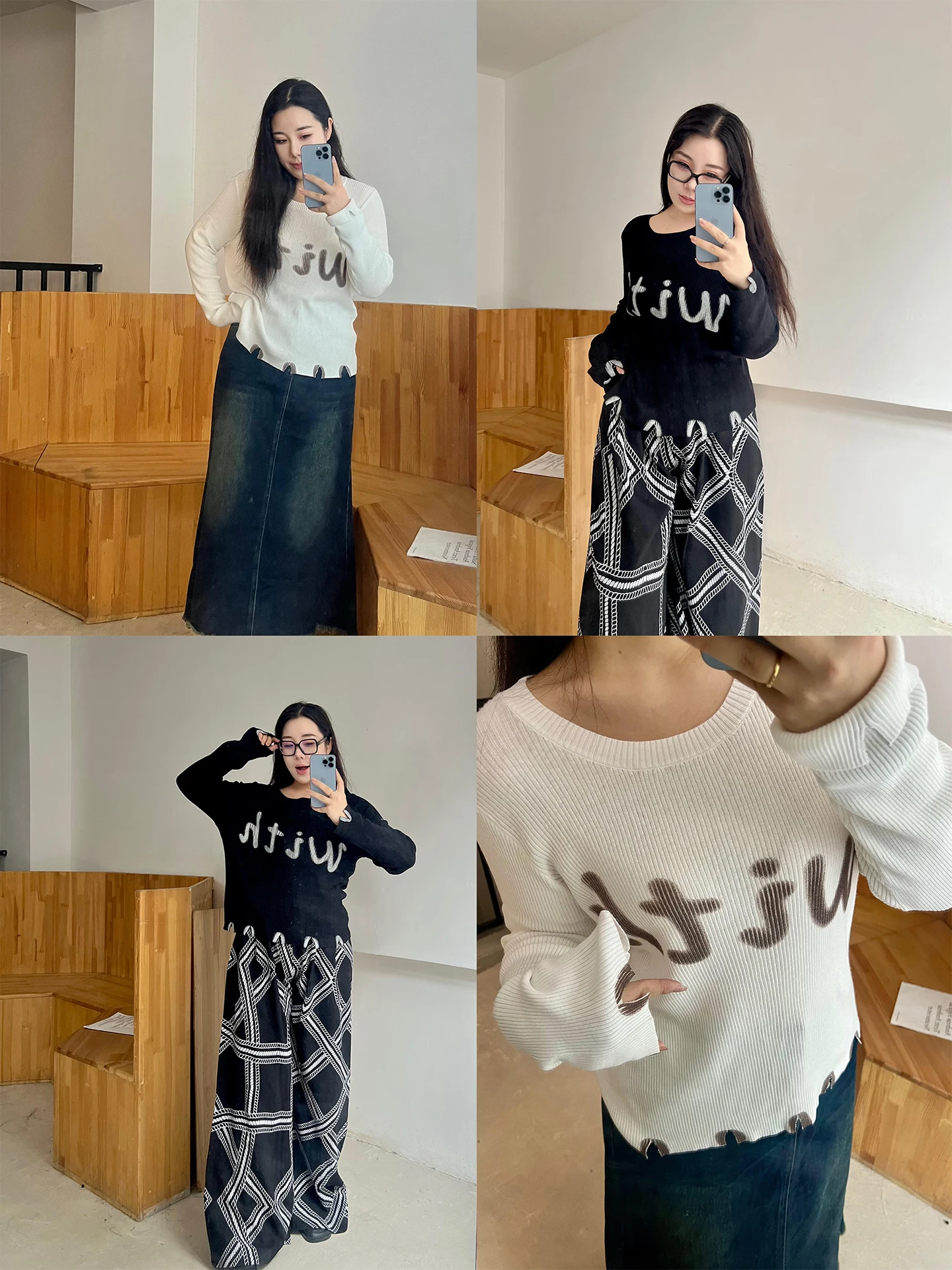 

Casual Sle Soft Knitted ort Top for plus Size Women Elastic Comfortable Fit Printed Design Viscose Polyester Blend T