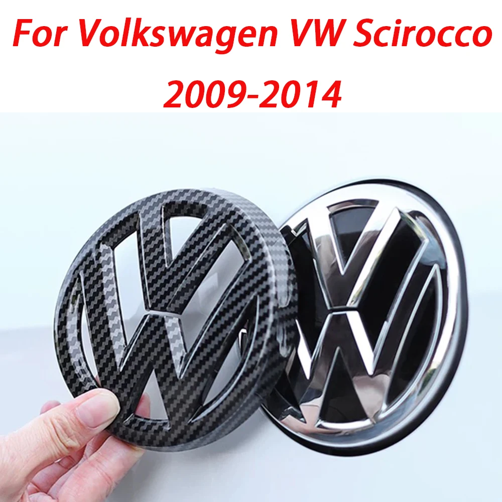 Volkswagen Front Grill Emblem 90mm 110mm Car Rear Trunk Lid Badge Logo For VW Scirocco 2009 2010 2011 2012 2013 2014 accessories