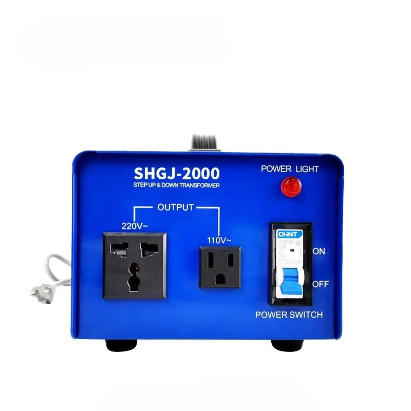 2000W Dry-type Toroidal Coil Power Transformer 220V to 110V Converter Supporting Multi-Appliances ROHS for