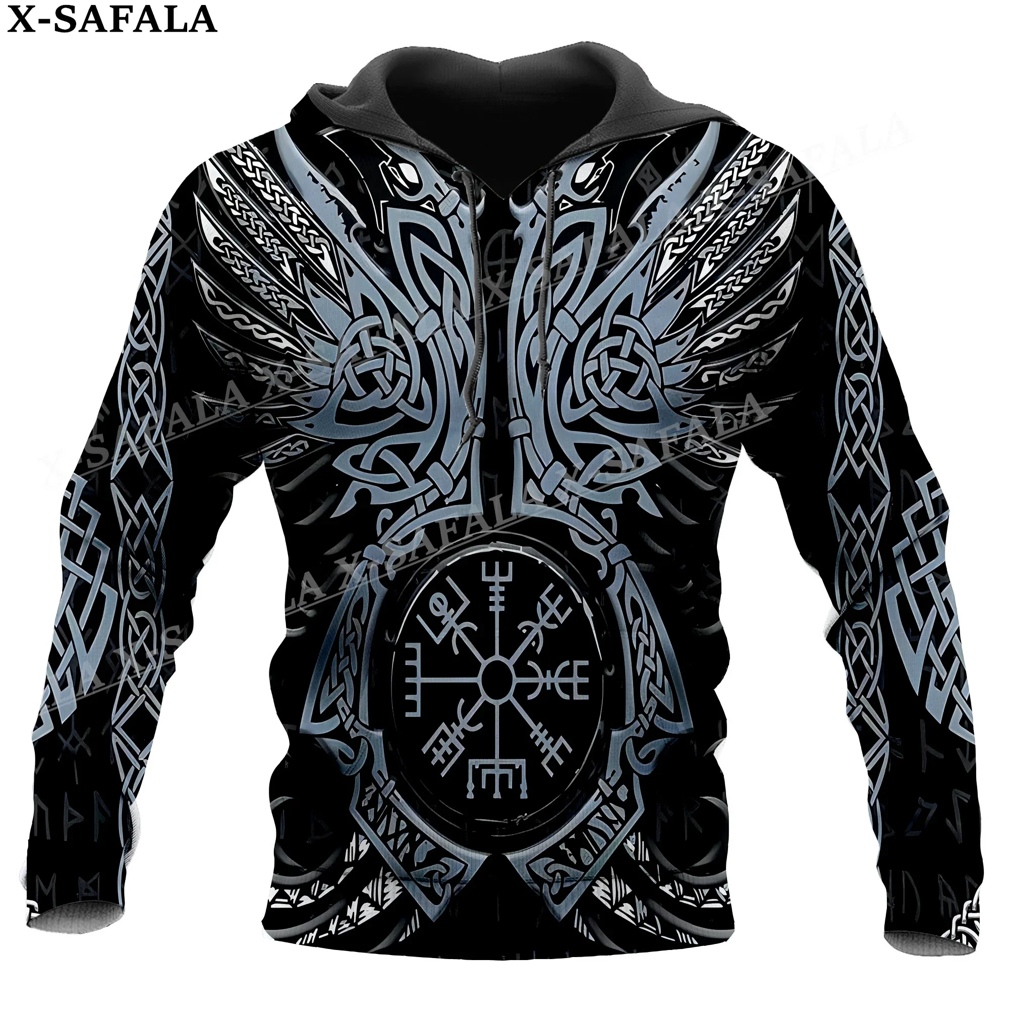 

Wolf Raven Tattoo Symbol Viking Odin Tree of Life 3D Print Hoodie Man Women Pullover Sweatshirt Hooded Jersey Coat Tracksuits-6