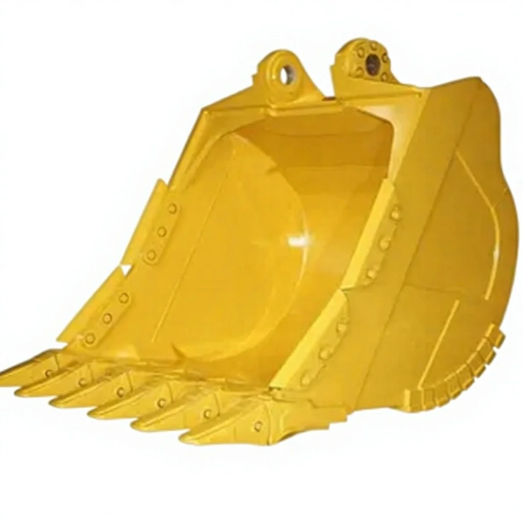 Heavy Excavator Bucket for Mining Rock Backhoe Loader with Customizable Teeth Construction Machinery Parts