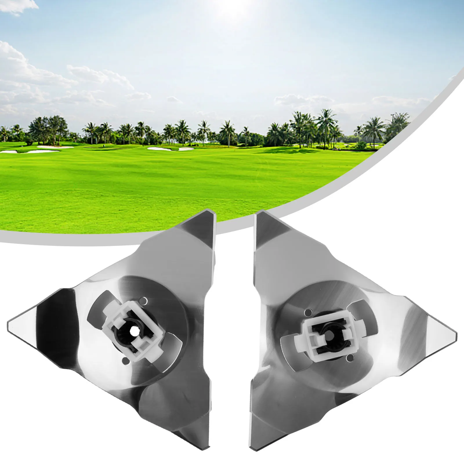 1 Set Blades Sliver Stainless Steel Brand New Home Garden Longevity Optimal Cut Easy Installation High Quality
