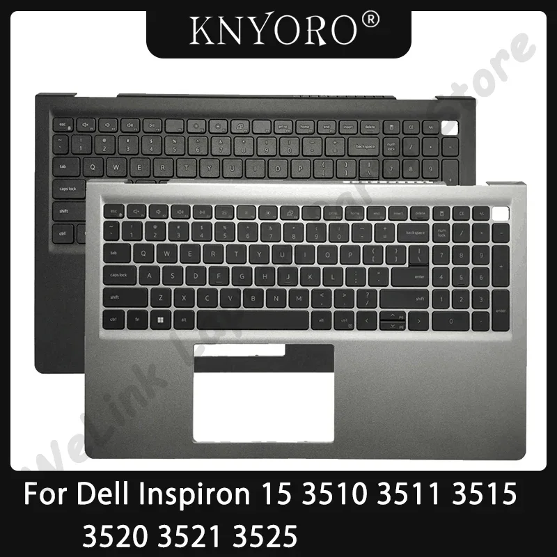 

Новая верхняя крышка (палмрест) с клавиатурой для ноутбуков Dell Inspiron 15 3510 3511 3515 3520 3521 3525, замена, 054WVM 0HRHC5