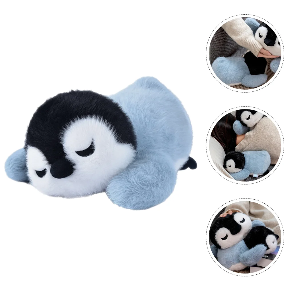Kids Gift Penguin Stuffed Animal Lie down Large Animals Huge Plush Toy Child
