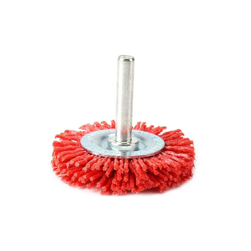 

2025 Hot Style 8Pcs Nylon Filament Abrasive Wire Cup Brush Nylon End Brush Kit For Drill Rotary Tool With 1/4 Inch Shank