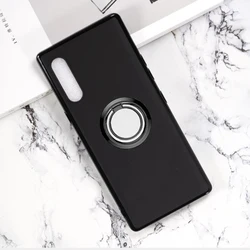 for LG Velvet Back Ring Holder Bracket Phone Case Cover Phone TPU Soft Silicone Cases for LG Velvet LM-G910EMW LMG910EMW