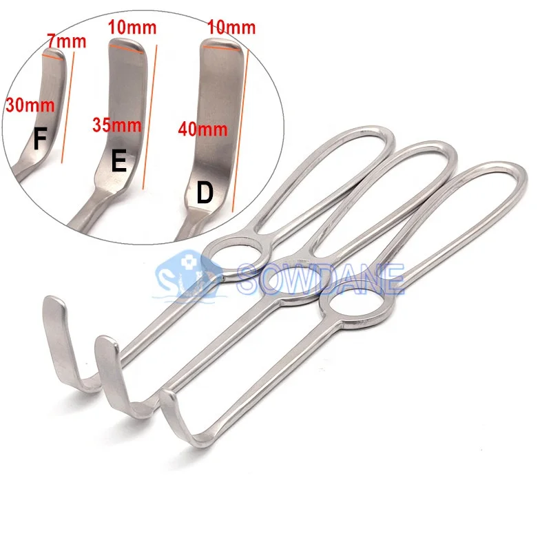 Y Lab Retractor Kocher-Langenbeck Retractor Cheek Tissue Surgery Retractor Stainless Steel Lab Instruments Tools