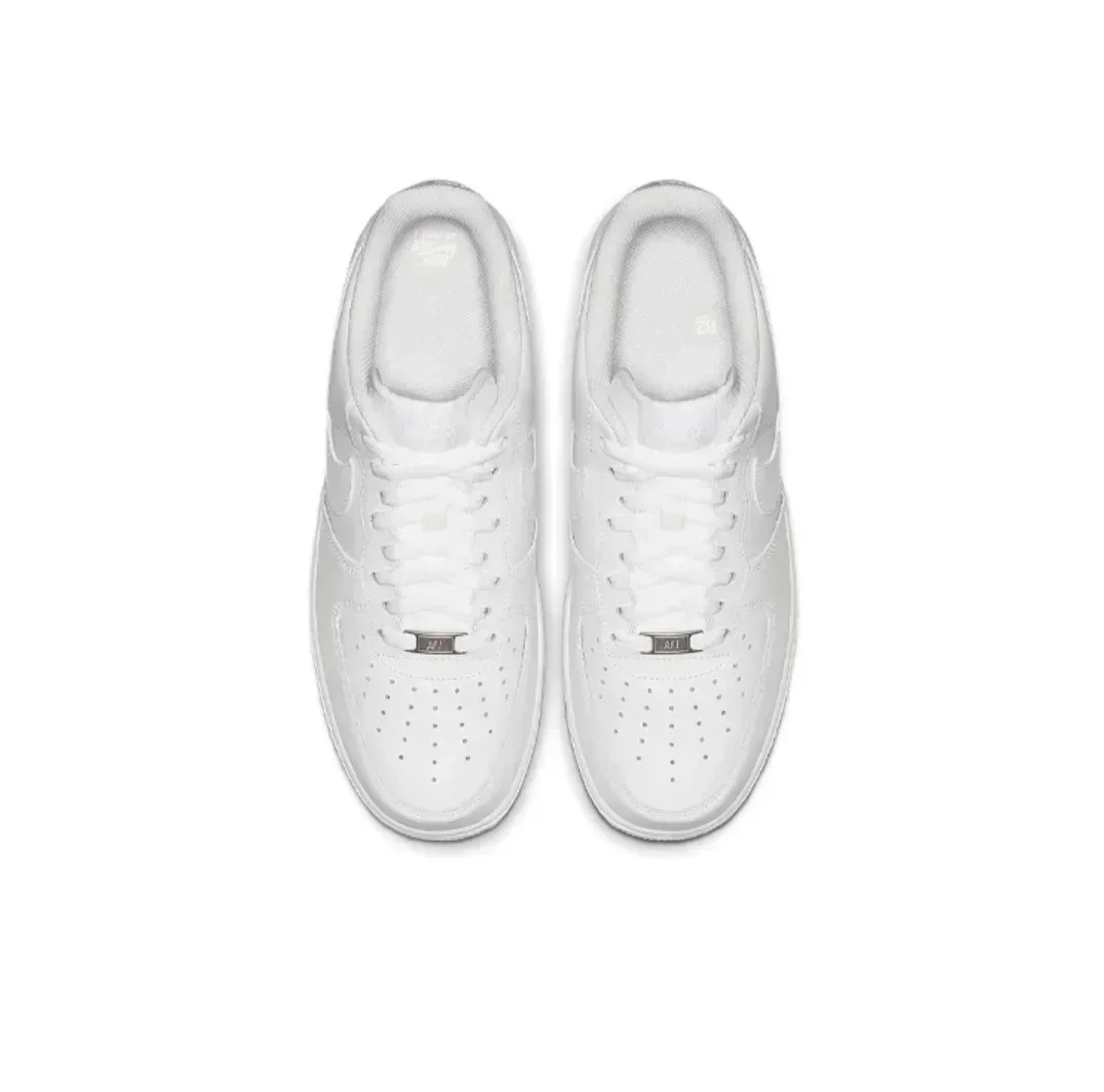 Nike Air Force 1 07, мужские и женские повседневные кроссовки Af 1, спортивная обувь для скейтбординга в стиле ретро, черно-белая