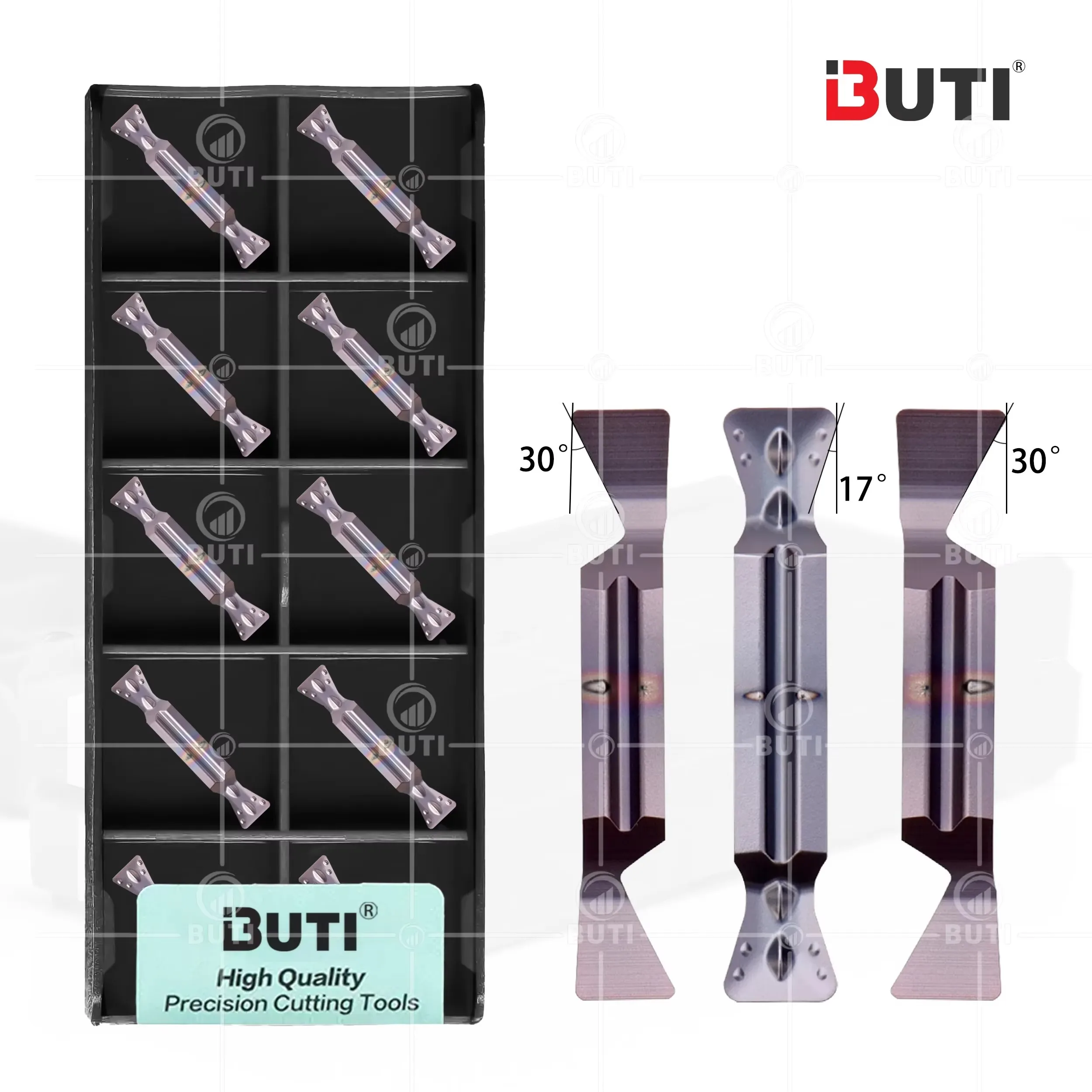 

MGGN200/300/400R-30 MGMN300/400/500-17 CNC Dovetail Groove Blade Slotting Inner And Outer End Face Turning Blade Carbide Inserts