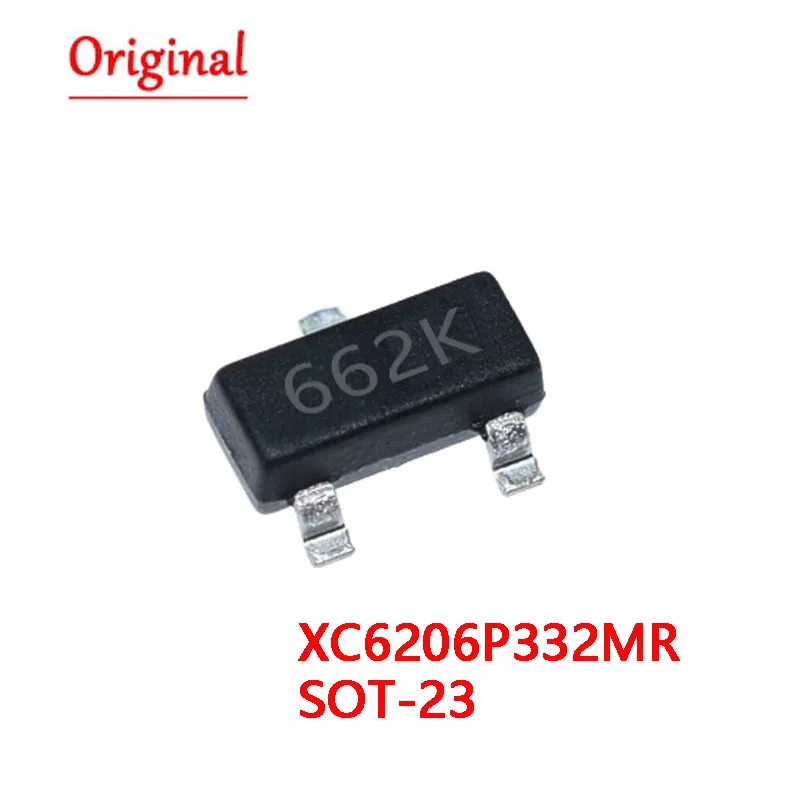 

3000PCS XC6206P332MR SOT-23 SOT XC6206P332 SOT23 XC6206 SMD(662K) 3.3V/0.5A new and original IC Chipset