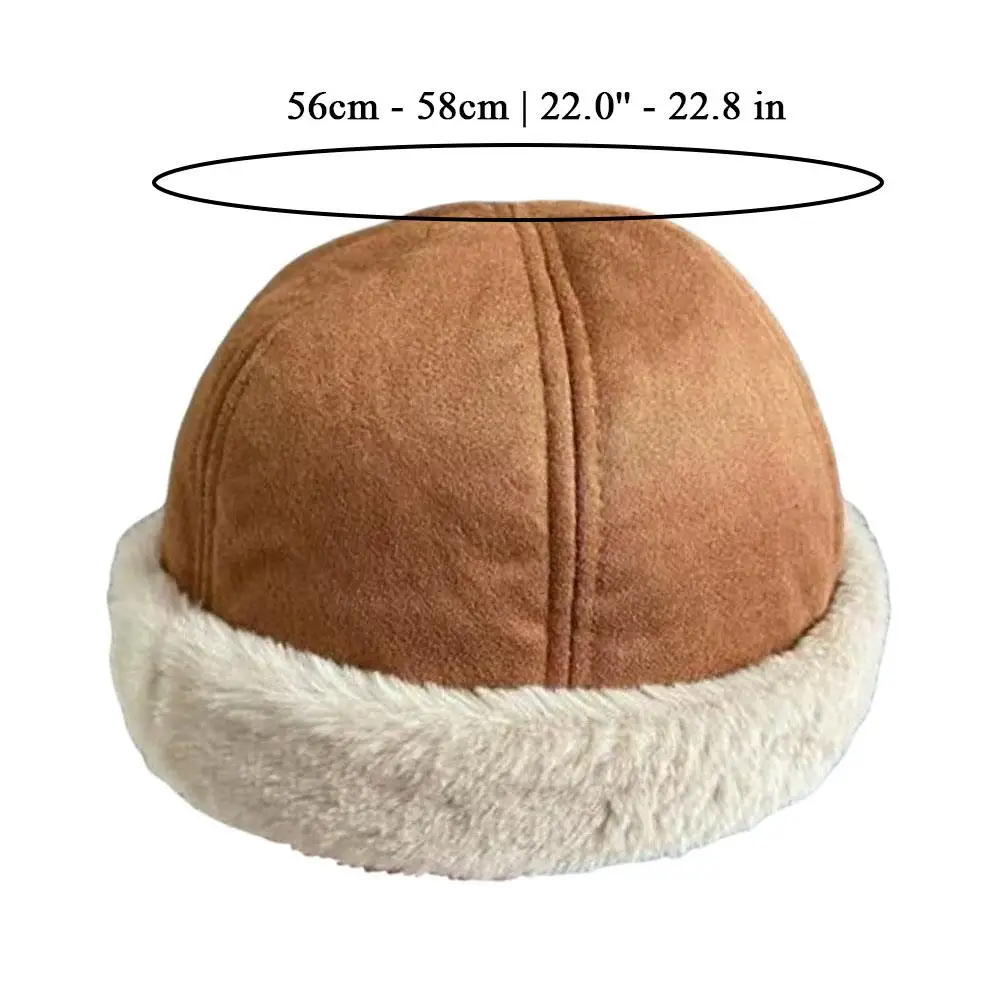 False Mink Fur Hats Plush Warm Hat Fashion Landlord Caps Useful Winter Supplies Colorful Caps Trendy Decor Practical Hats