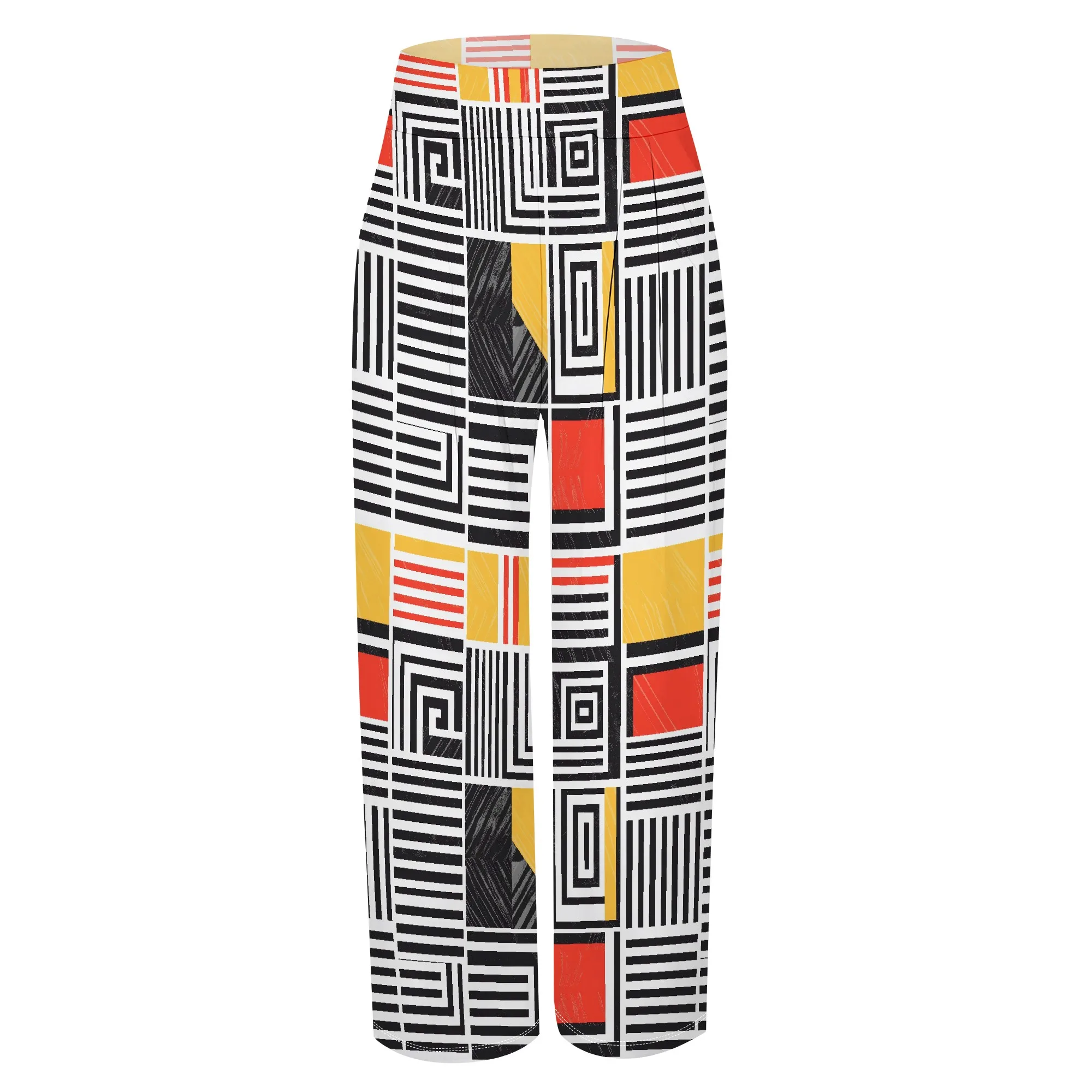 Womens Palazzo Long Pants High Waist Wide Leg Stretchy Loose Fit Casual Trousers with Pocket