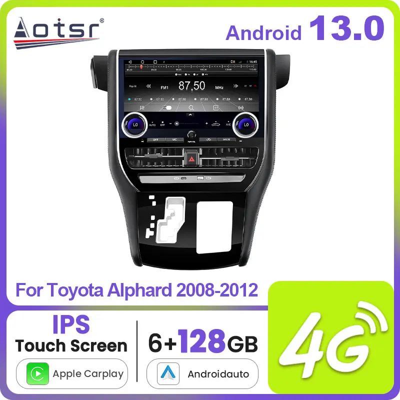 

13.1 inch For Toyota Alphard 2008-2012 20 Series Car Radio Multimedia Player Auto DVD Stereo Audio GPS Navinc