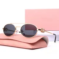 Luxury Round Cycling Sunglasses Women UV400 Blue Light Blocking Designer Eyewear European Style Trendy Accessories for Outdoor