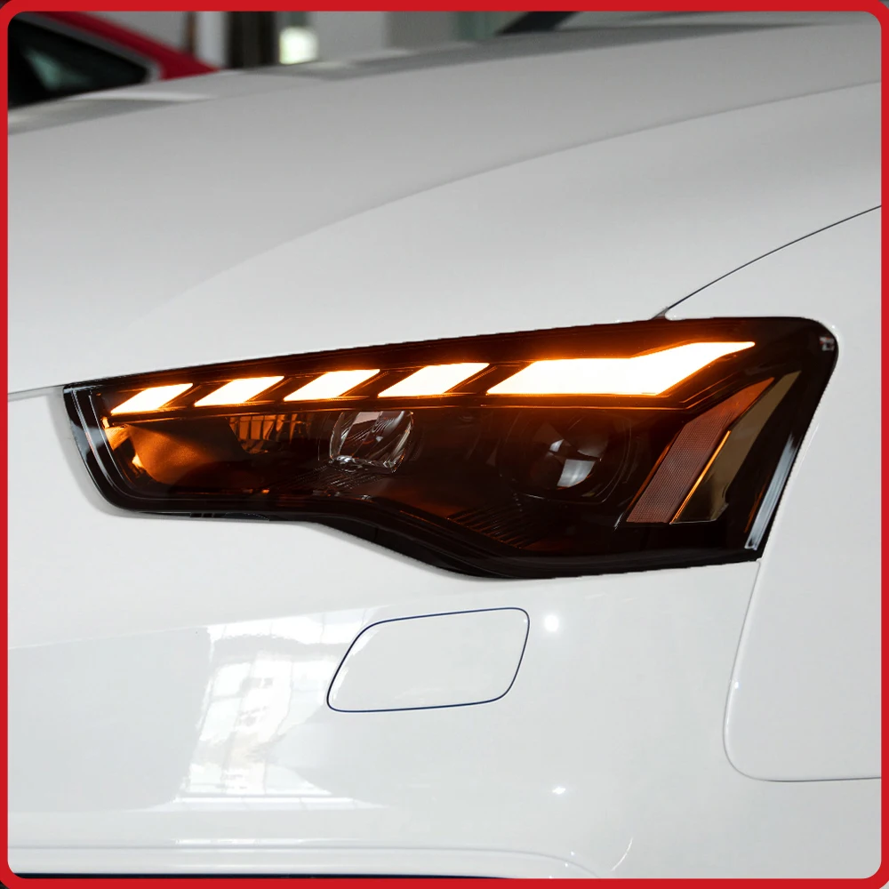 

RS Style LED Projector Headlights for Audi A5 B8 2008-2016 Startup Streamer Turn Lamp
