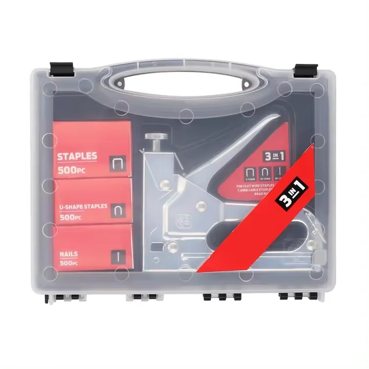 

Nail Gun Steel 3 in 1 Staple Gun Compressor Nail Gun