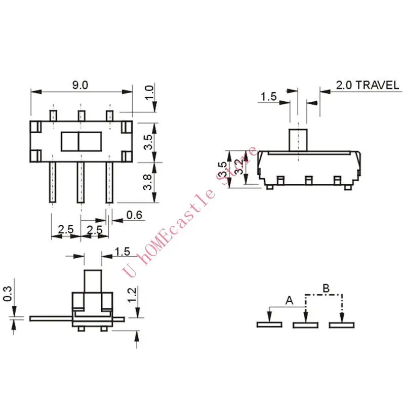 63HF 25Pcs On-Off M…