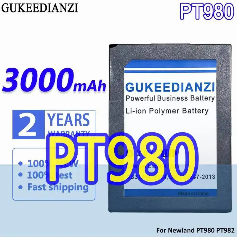 

Портативный терминал, долговечный аккумулятор для Newland PT980 PT982, 3000 мАч, экологически чистый
