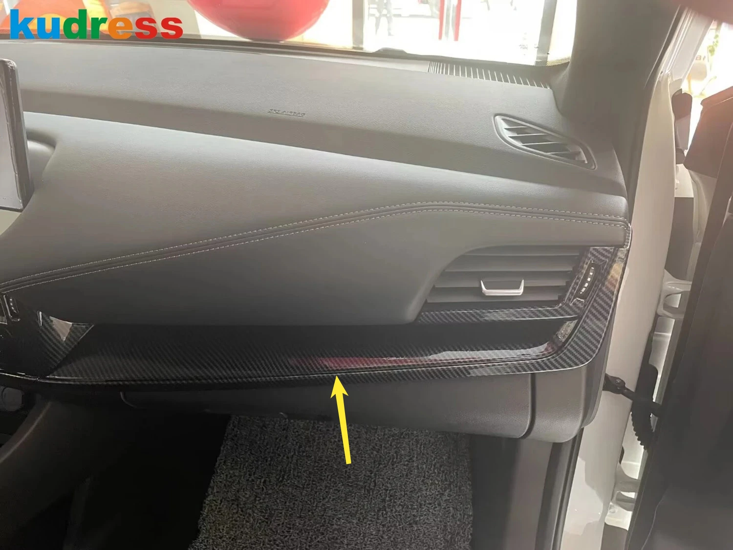 

Накладка на центральную консоль и панель приборов для Nissan Qashqai J12 2022-2025, карбоновые аксессуары для интерьера