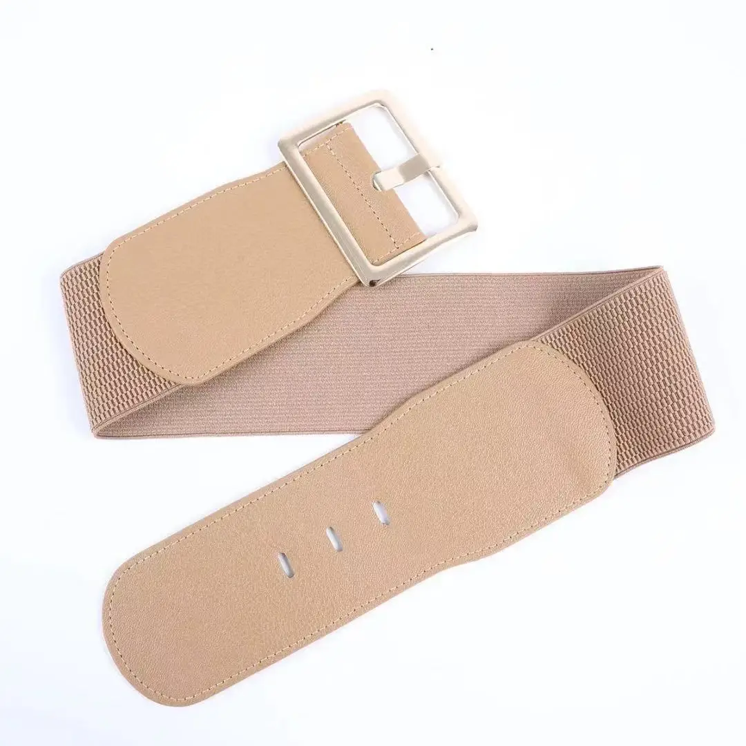 Women Fashion Beige Knitting Belt Hot Sale