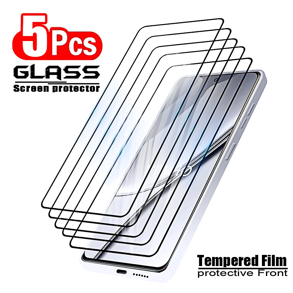 5pcs Protective Glass for Realme GT5 240 GT3 Gt Neo 5 SE 3t 2t 2 3 5G Screen Protectors Tempered Glas Phone Front HD Film