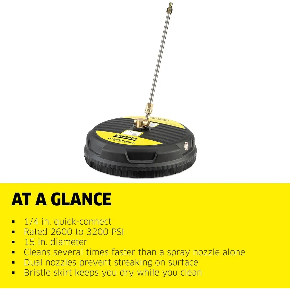 

Pressure Washer Surface Cleaner, Extension Wand, QC, 1/4 - 2600-3200 PSI