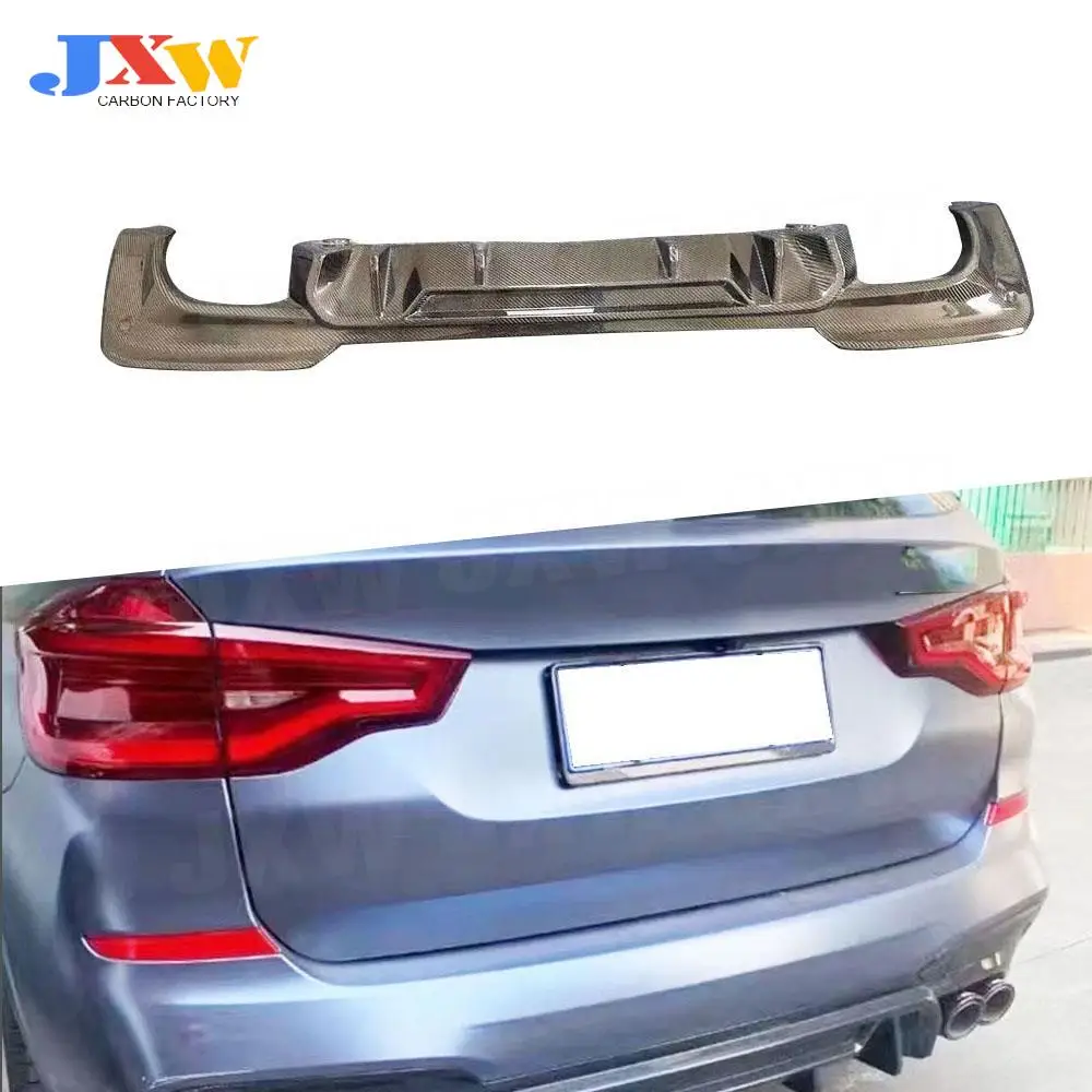 

Carbon Fiber Rear Bumper Lip For BMW X3 G01 M Sport 2018 2019 2020 Rear Diffuser Bumper Lip FRP Body Kits Car Accessories